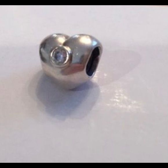 Pandora silver heart charm - Picture 1 of 2